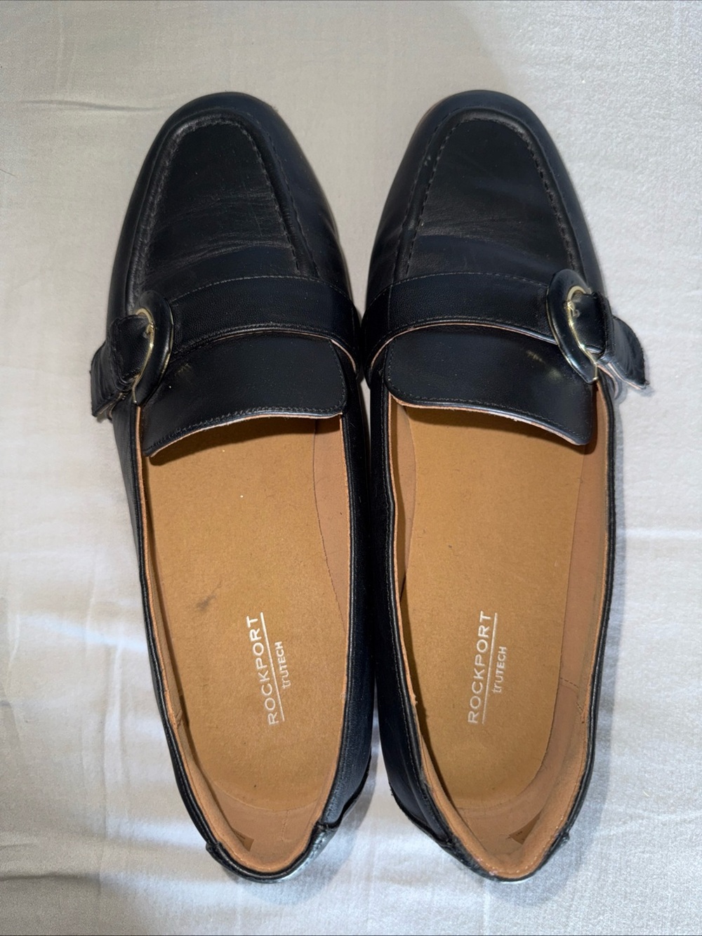 ROCKPORT WOMEN'S SUSANA BUCKLE LOAFER, Slip on shoes size 8.5